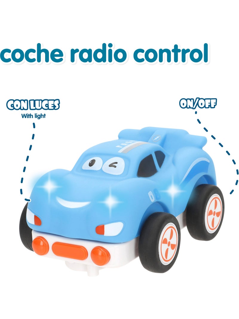 Carro de bebé c'baby azul com controlo remoto e luz N/D - Kiabi