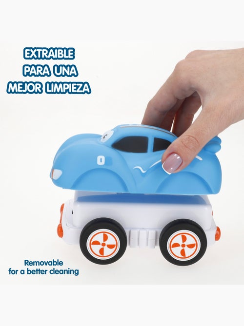 Carro de bebé c'baby azul com controlo remoto e luz - Kiabi