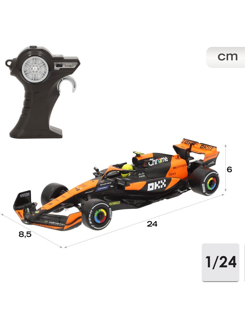 Carro de controle remoto maisto f1 2024 mclaren mcl38 leclerc 1:24 N/D - Kiabi