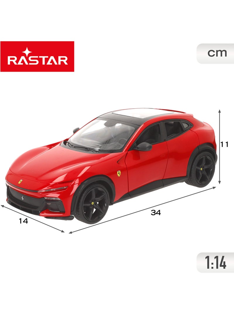 Carro de controle remoto rastar ferrari purosangue 1:14 N/D - Kiabi