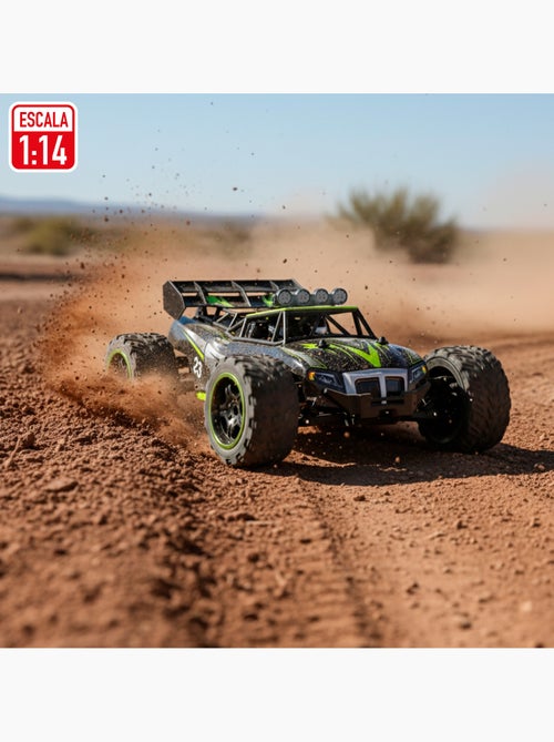 Carro de controlo remoto buggy todo-o-terreno 1:14 speed & go - Kiabi