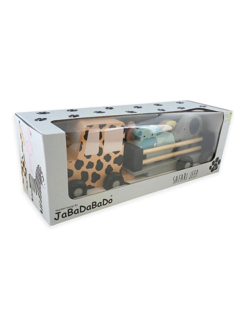 Carro de madeira jeep brinquedo | jabadabado Multicolorido - Kiabi