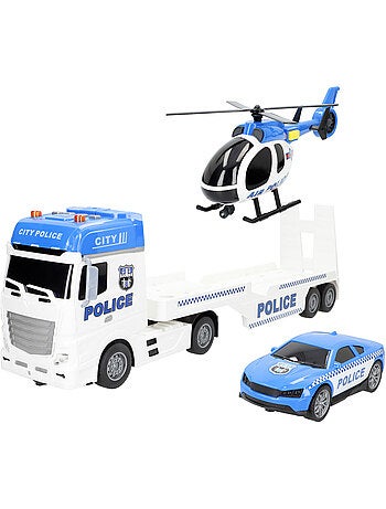 Carro de polícia de fricção com luz e som 1:12 speed & go