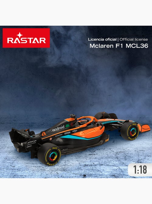 Carro rc rastar f1 2022 mclaren mcl36 1:18 - Kiabi