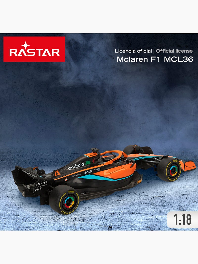 Carro rc rastar f1 2022 mclaren mcl36 1:18 N/D - Kiabi