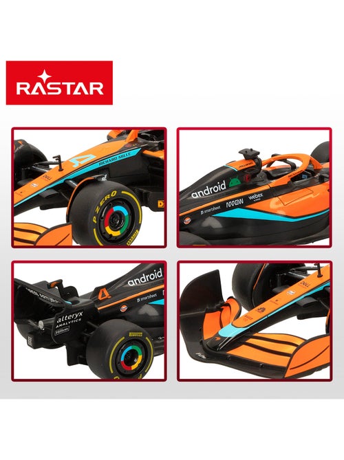 Carro rc rastar f1 2022 mclaren mcl36 1:18 - Kiabi