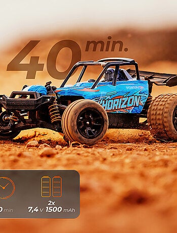 Carro telecomandado 4x4 OVERMAX X-Pace - 30 km/h - Luzes LED