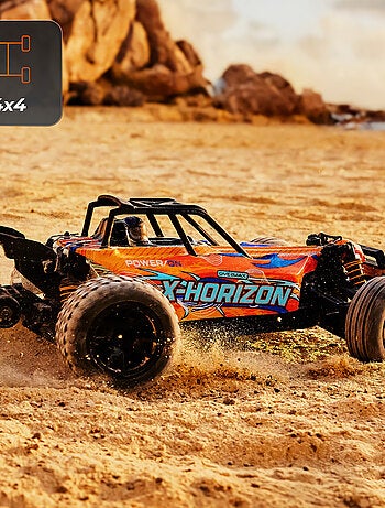 Carro telecomandado 4x4 OVERMAX X-Pace - 30 km/h - Luzes LED