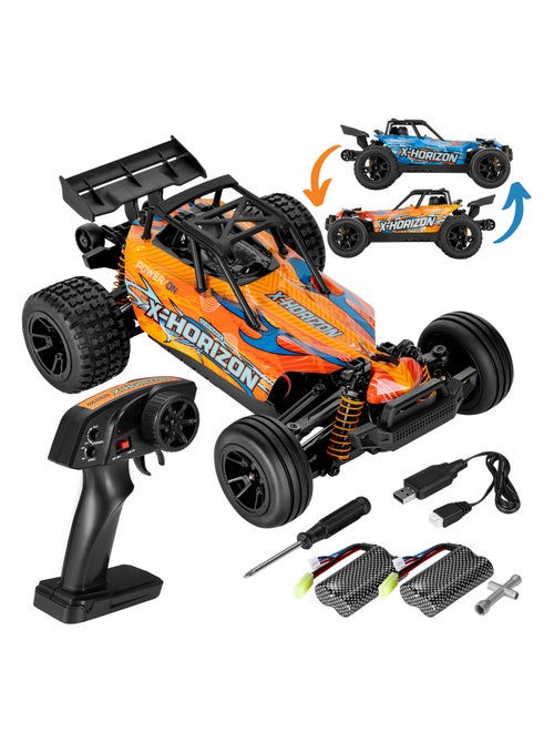 Carro telecomandado 4x4 OVERMAX X-Horizon - 30 km/h - Luzes LED - 40 min - 2x Carroçaria - Kiabi Carro telecomandado 4x4 OVERMAX X-Horizon - 30 km/h - Luzes LED - 40 min - 2x Carroçaria - Kiabi