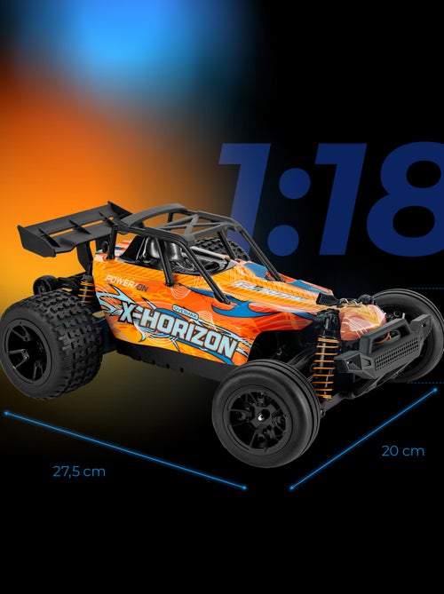 Carro telecomandado 4x4 OVERMAX X-Horizon - 30 km/h - Luzes LED - 40 min - 2x Carroçaria - Kiabi Carro telecomandado 4x4 OVERMAX X-Horizon - 30 km/h - Luzes LED - 40 min - 2x Carroçaria - Kiabi