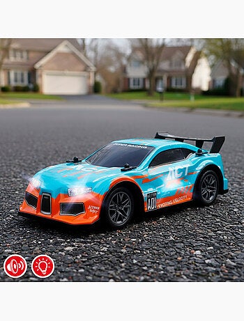 Carro telecomandado com luz e som 1:16 speed & go