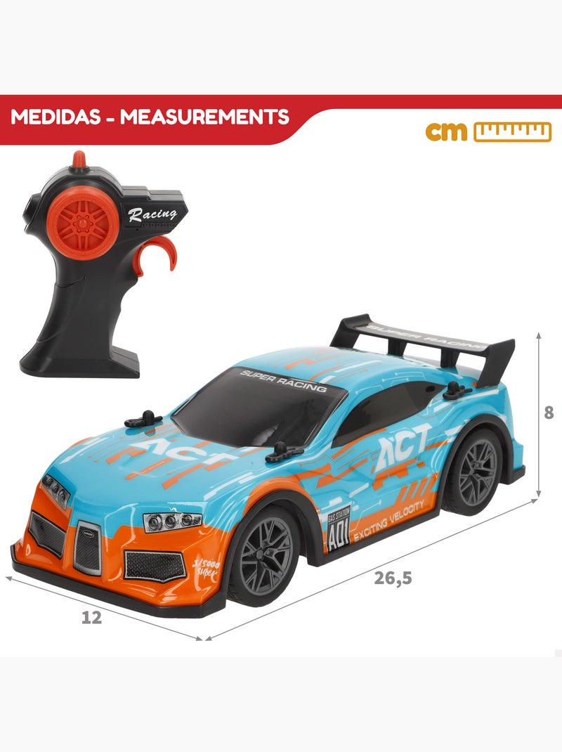 Carro telecomandado com luz e som 1:16 speed & go N/D - Kiabi
