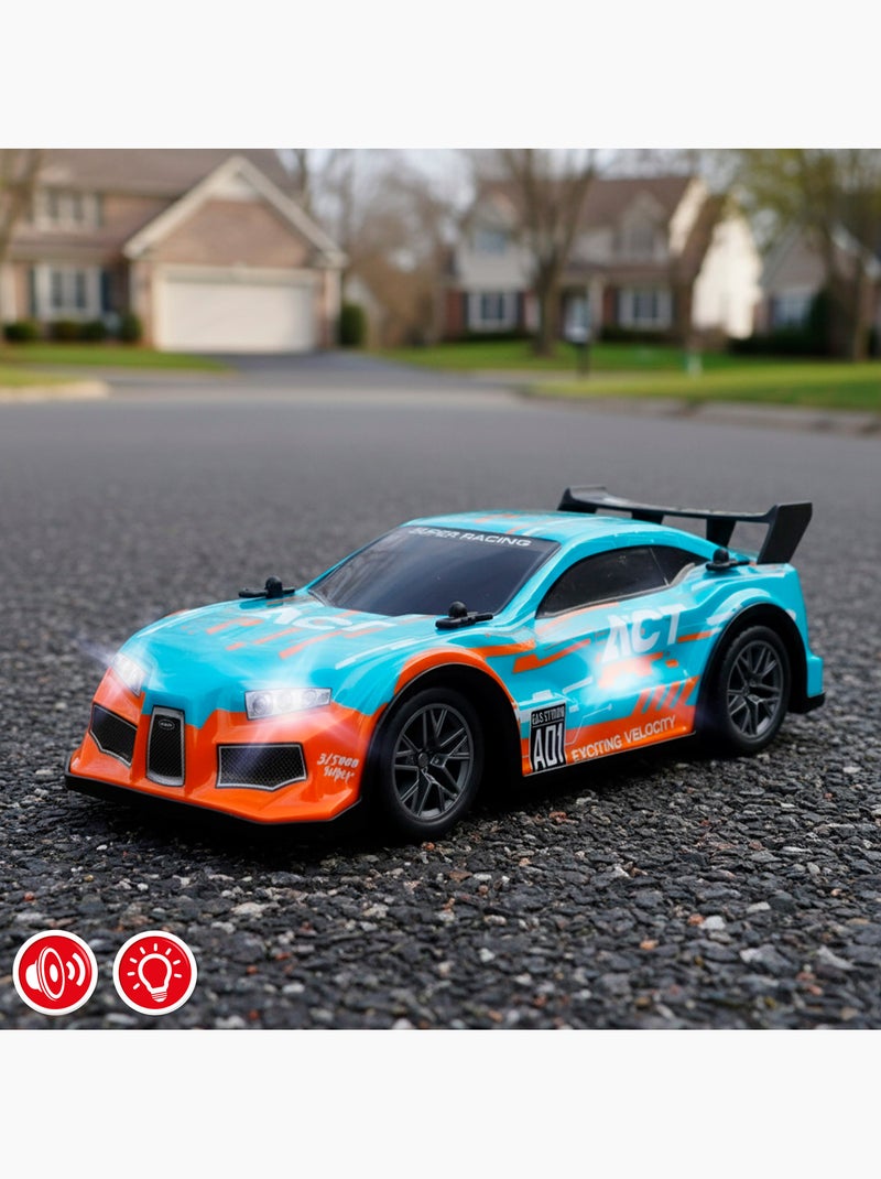 Carro telecomandado com luz e som 1:16 speed & go N/D - Kiabi
