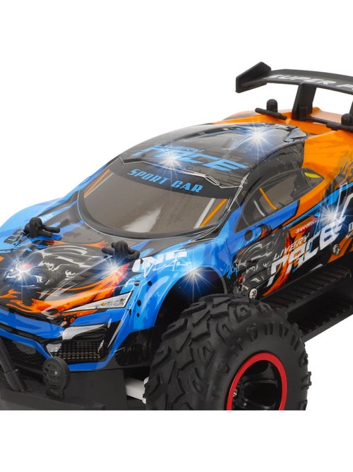 Carro telecomandado com rodas de borracha e luz, escala 1:14 speed & go - Kiabi