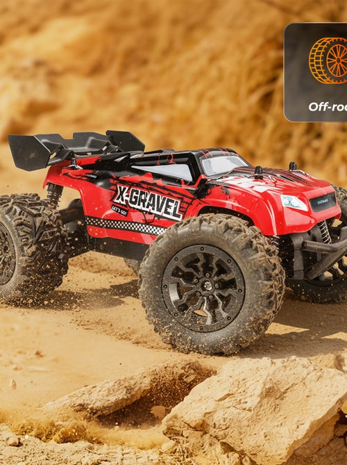 Carro telecomandado OVERMAX X-Gravel - 2x Carroçaria - Todo-o-terreno - 20 km/h - 30 min - Kiabi Carro telecomandado OVERMAX X-Gravel - 2x Carroçaria - Todo-o-terreno - 20 km/h - 30 min - Kiabi