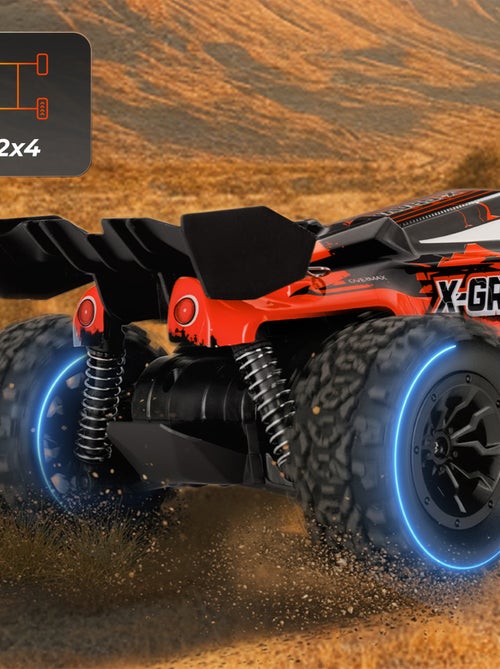 Carro telecomandado OVERMAX X-Gravel - 2x Carroçaria - Todo-o-terreno - 20 km/h - 30 min - Kiabi Carro telecomandado OVERMAX X-Gravel - 2x Carroçaria - Todo-o-terreno - 20 km/h - 30 min - Kiabi