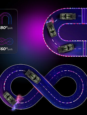 Carro telecomandado OVERMAX X-Tireburner - 2x Carroçaria - Luzes LED - 40 min de autonomia
