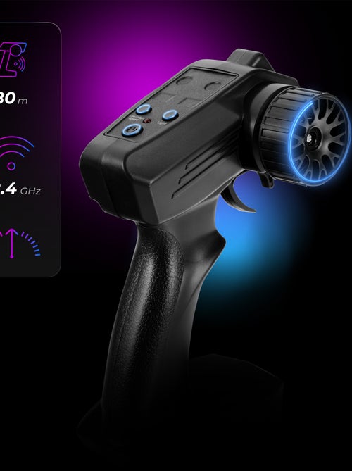 Carro telecomandado OVERMAX X-Tireburner - 2x Carroçaria - Luzes LED - 40 min de autonomia - Kiabi Carro telecomandado OVERMAX X-Tireburner - 2x Carroçaria - Luzes LED - 40 min de autonomia - Kiabi