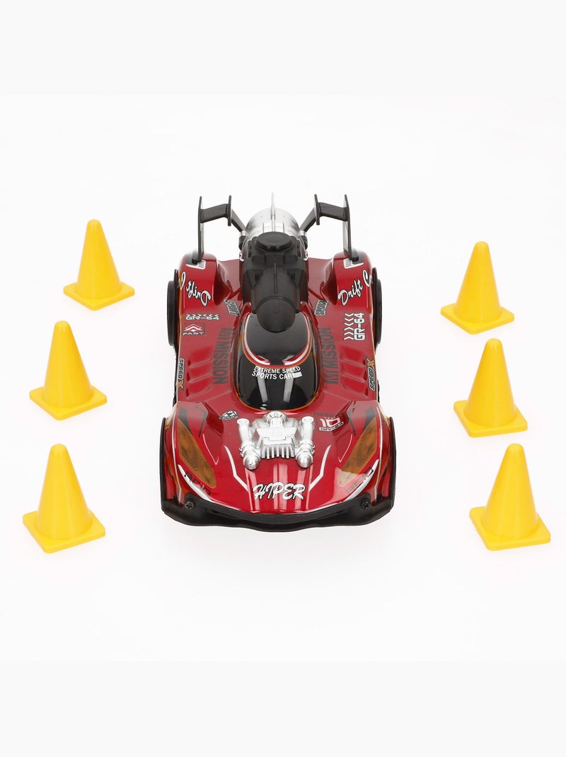 Carro telecomandado xtreme drift com obstáculos e acessórios 1:18 speed & go N/D - Kiabi