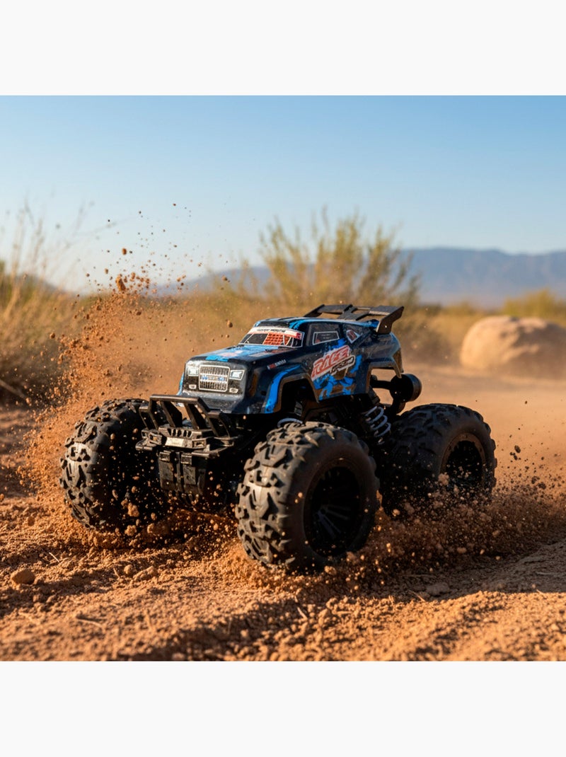 Carro todo-o-terreno de controlo remoto com rodas grandes e grande aderência 1:16 speed & go N/D - Kiabi