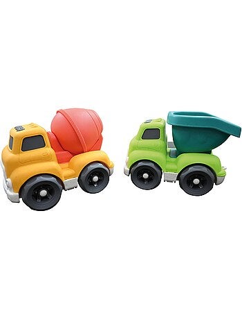 Carros deslizantes conjunto de veículos de equipamento pesado 18*11*13cm (2 peças)