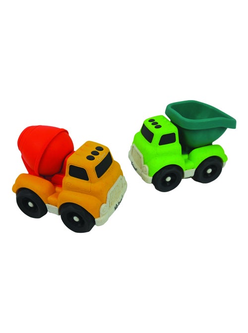 Carros deslizantes conjunto de veículos de equipamento pesado 18*11*13cm (2 peças) - Kiabi