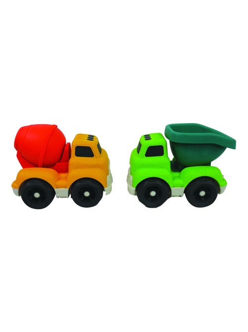 Carros deslizantes conjunto de veículos de equipamento pesado 18*11*13cm (2 peças) - Kiabi