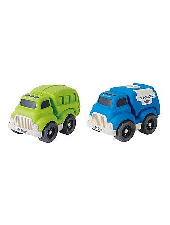 Carros deslizantes conjunto de veículos de transporte 18*11*13cm (2 peças)