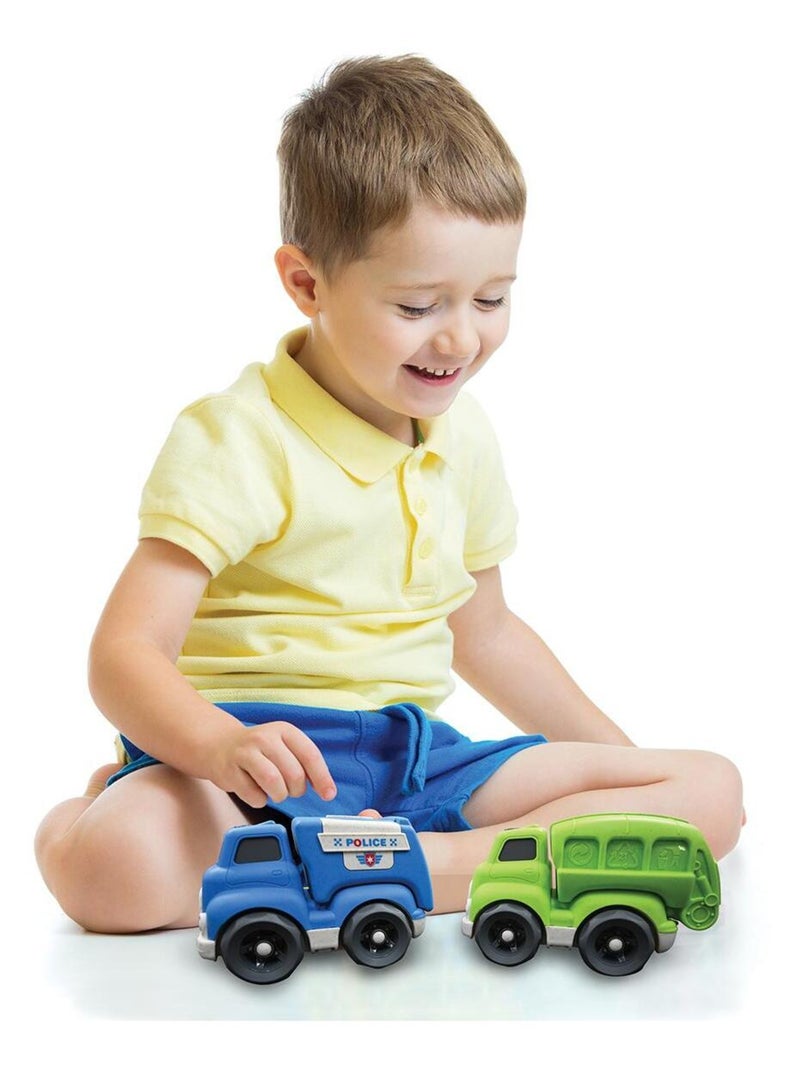 Carros deslizantes conjunto de veículos de transporte 18*11*13cm (2 peças) Multicolorido - Kiabi