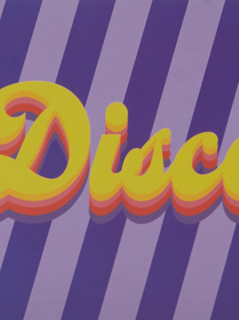 Cartaz 'Disco' 13 x 18 cm  - Kiabi Home VIOLETA - Kiabi
