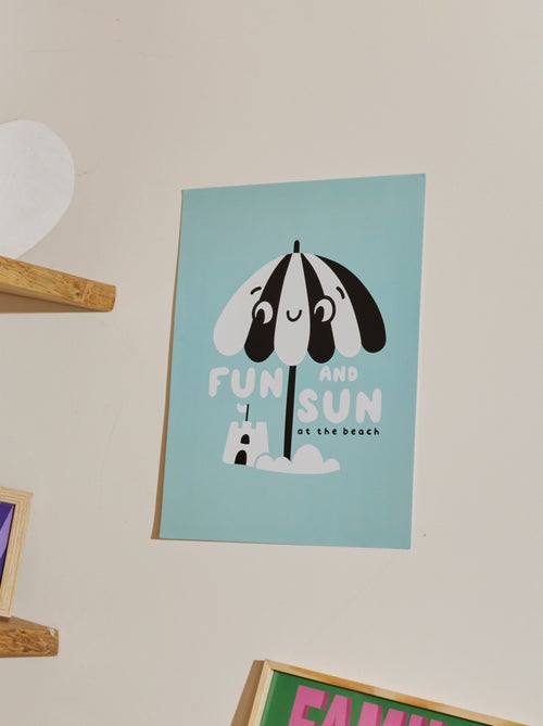 Cartaz estampado 30 x 40 cm - Kiabi Home - Kiabi