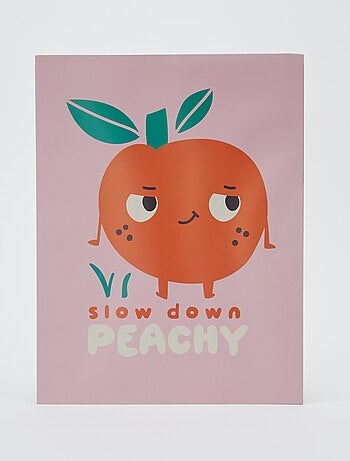 Cartaz estampado 30 x 40 cm - Kiabi Home