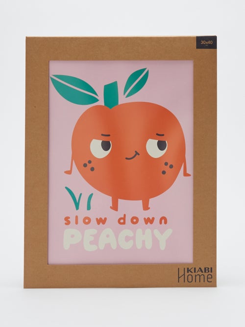 Cartaz estampado 30 x 40 cm - Kiabi Home - Kiabi