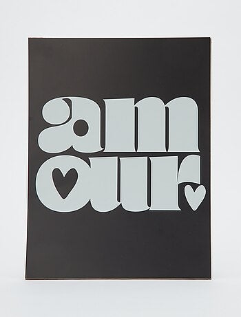 Cartaz estampado 30 x 40 cm - Kiabi Home