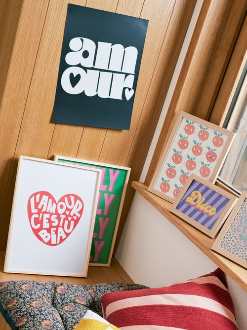 Cartaz estampado 30 x 40 cm - Kiabi Home - Kiabi