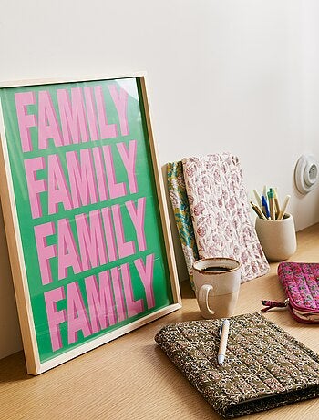 Cartaz estampado 30 x 40 cm - Kiabi Home