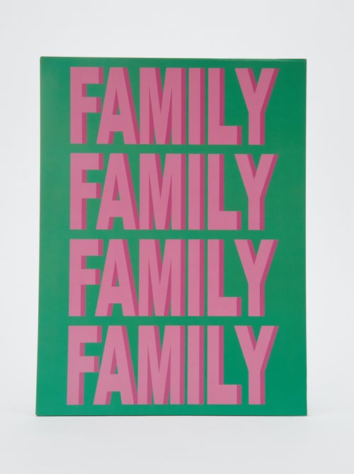 Cartaz estampado 30 x 40 cm - Kiabi Home - Kiabi