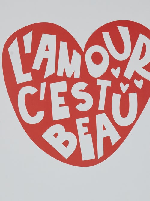 Cartaz estampado 30 x 40 cm - Kiabi Home - Kiabi