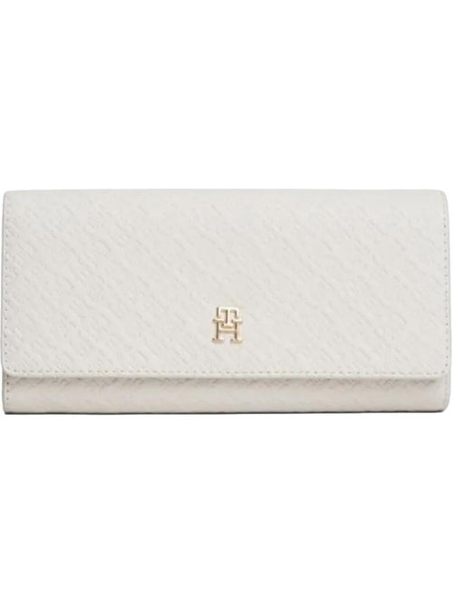Carteira branca feminina tommy hilfiger icon flap - Kiabi