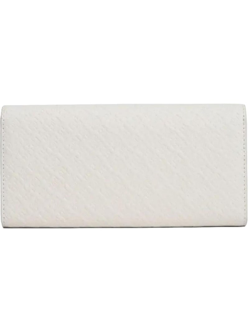 Carteira branca feminina tommy hilfiger icon flap Branco - Kiabi