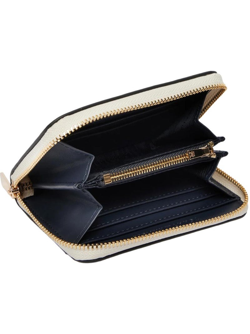Carteira compacta tommy hilfiger th modern bege com fecho Bege - Kiabi
