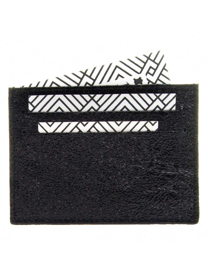 Carteira Couro Natural Purapiel Preto - Kiabi
