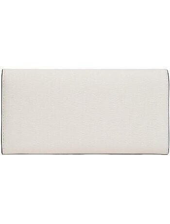Carteira feminina bege tommy hilfiger moderna
