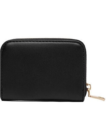 Carteira Feminina Preta Calvin Klein Jeans Bold para Mulher