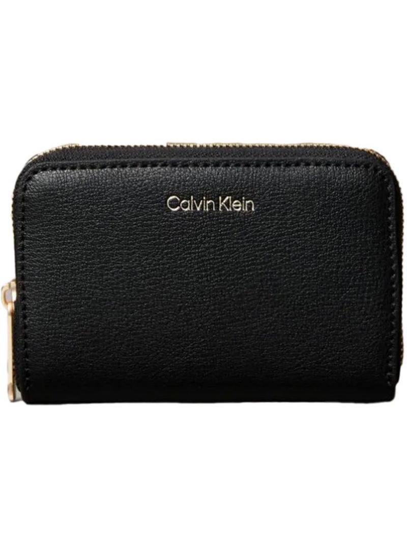 Carteira Feminina Preta Calvin Klein Jeans Foil Preto - Kiabi