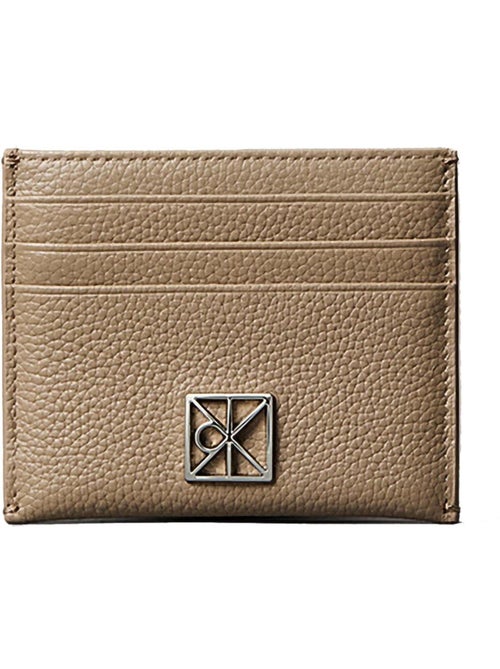 Carteira feminina taupe calvin klein jeans pebble - Kiabi