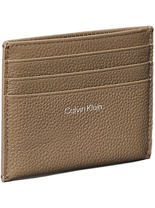Carteira feminina taupe calvin klein jeans pebble - Kiabi
