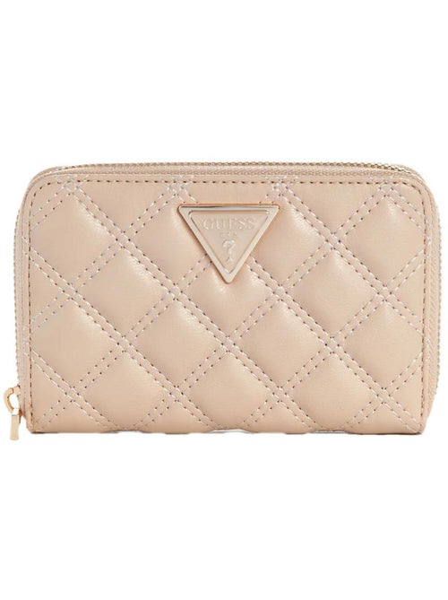 Carteira guess giully bege para mulher - Kiabi