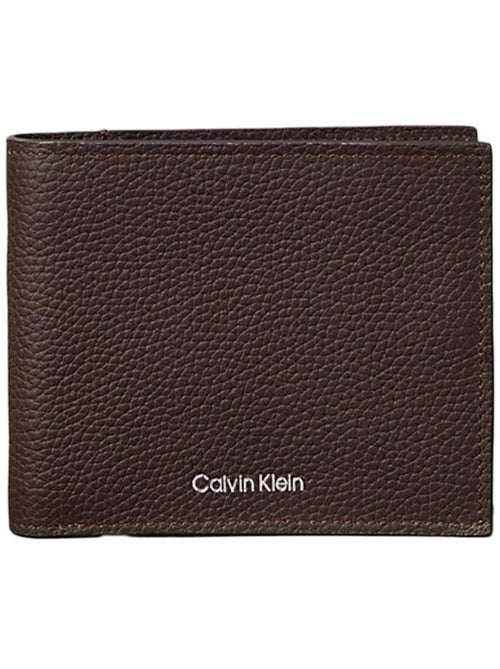Carteira Masculina Castanha Calvin Klein Jeans Billfold - Kiabi Carteira Masculina Castanha Calvin Klein Jeans Billfold - Kiabi