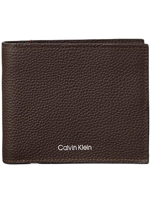 Carteira Masculina Castanha Calvin Klein Jeans Billfold - Kiabi Carteira Masculina Castanha Calvin Klein Jeans Billfold - Kiabi